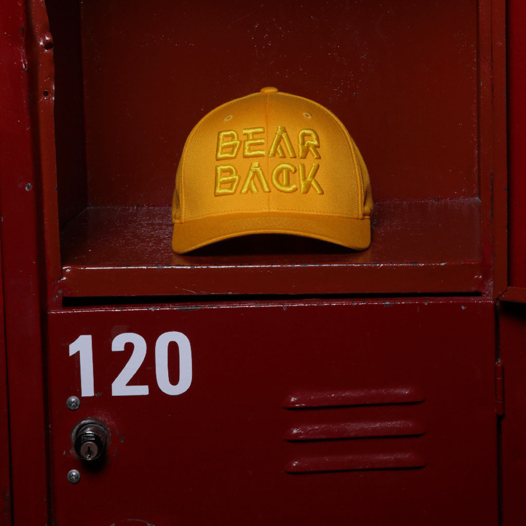 BearBack Baseball Cap - Gold