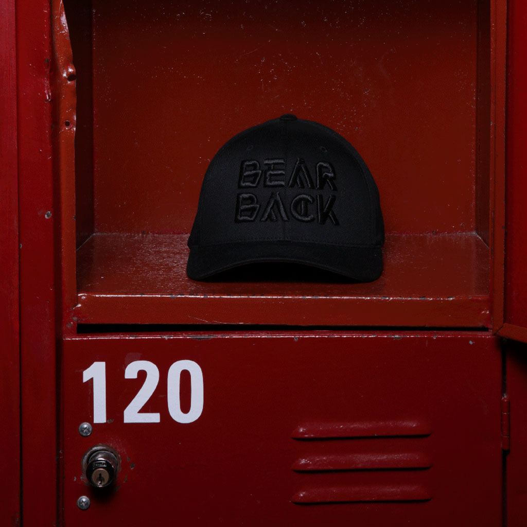 BearBack Baseball Cap - Black
