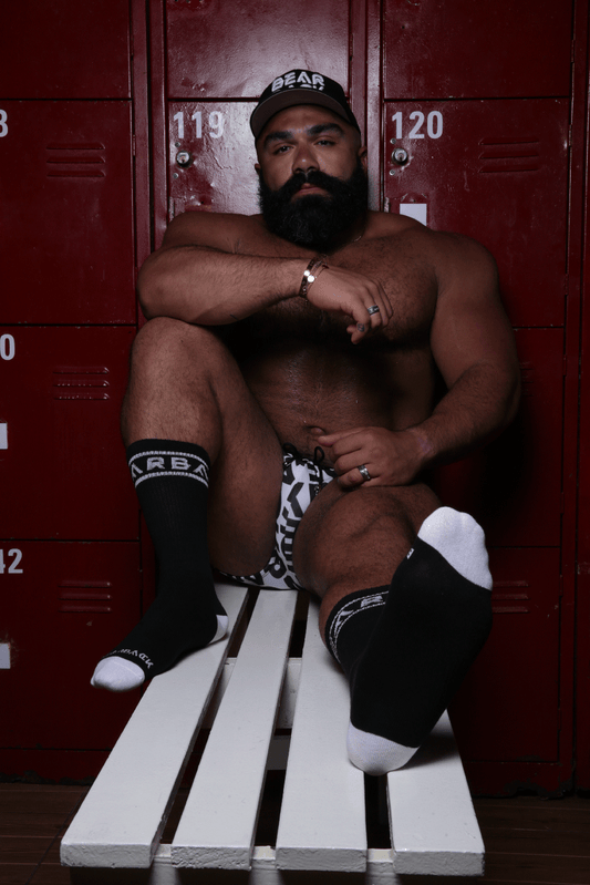 BearBack Socks - White