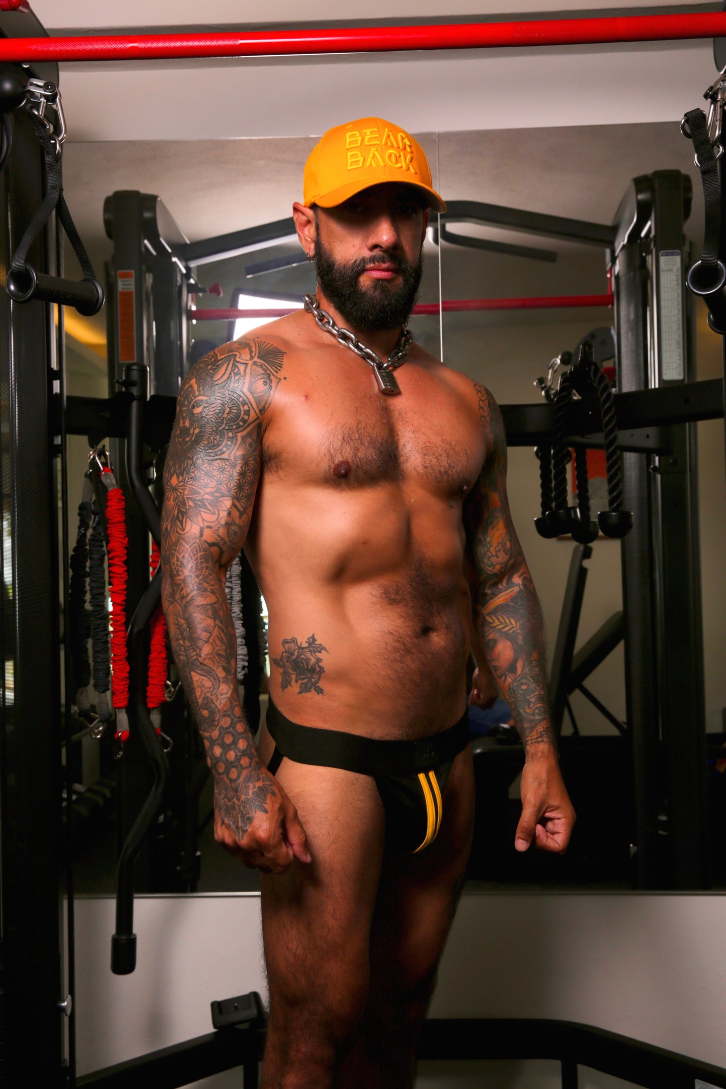 Bearback Jock Stripe Yellow