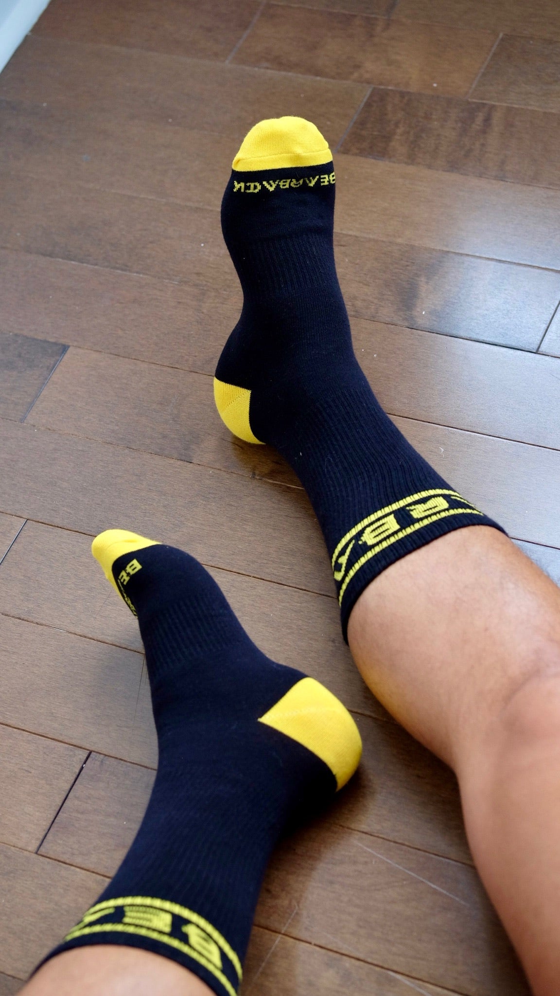 BearBack Socks - Yellow